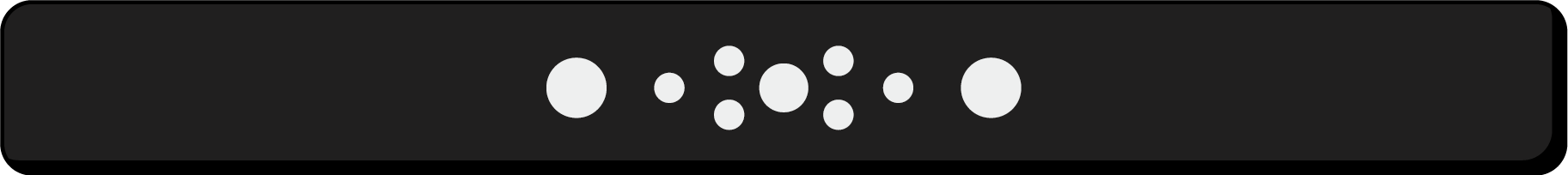 Black 10000-point stick